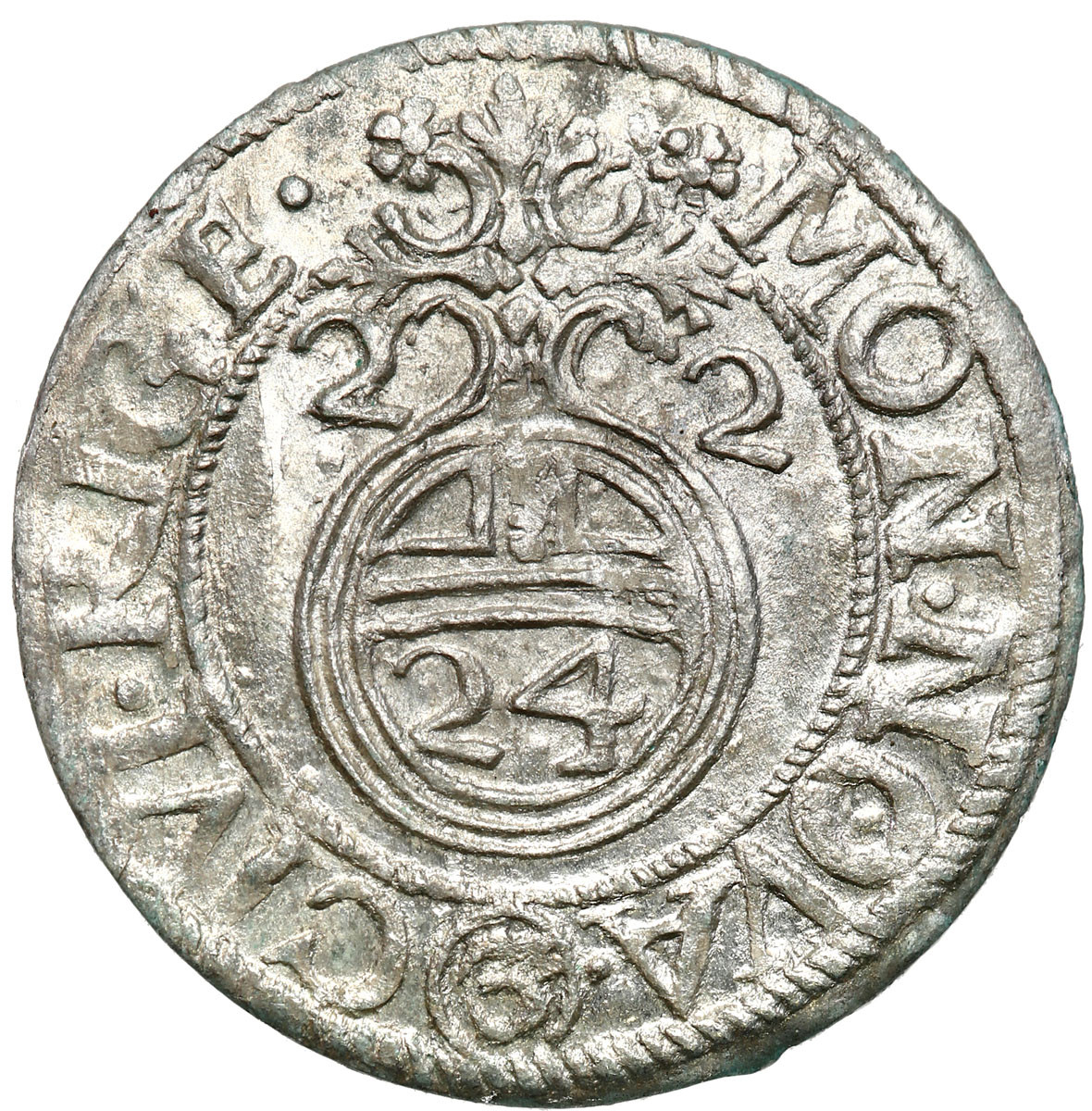 Ryga. Gustaw II Adolf (1621–1632). Półtorak 1622, Ryga